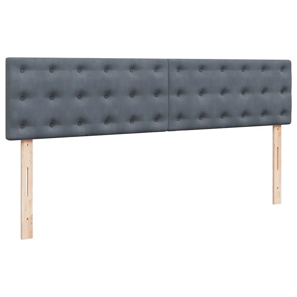Struttura Letto Pouf con Materassi 180x200 cm Velluto 3312111