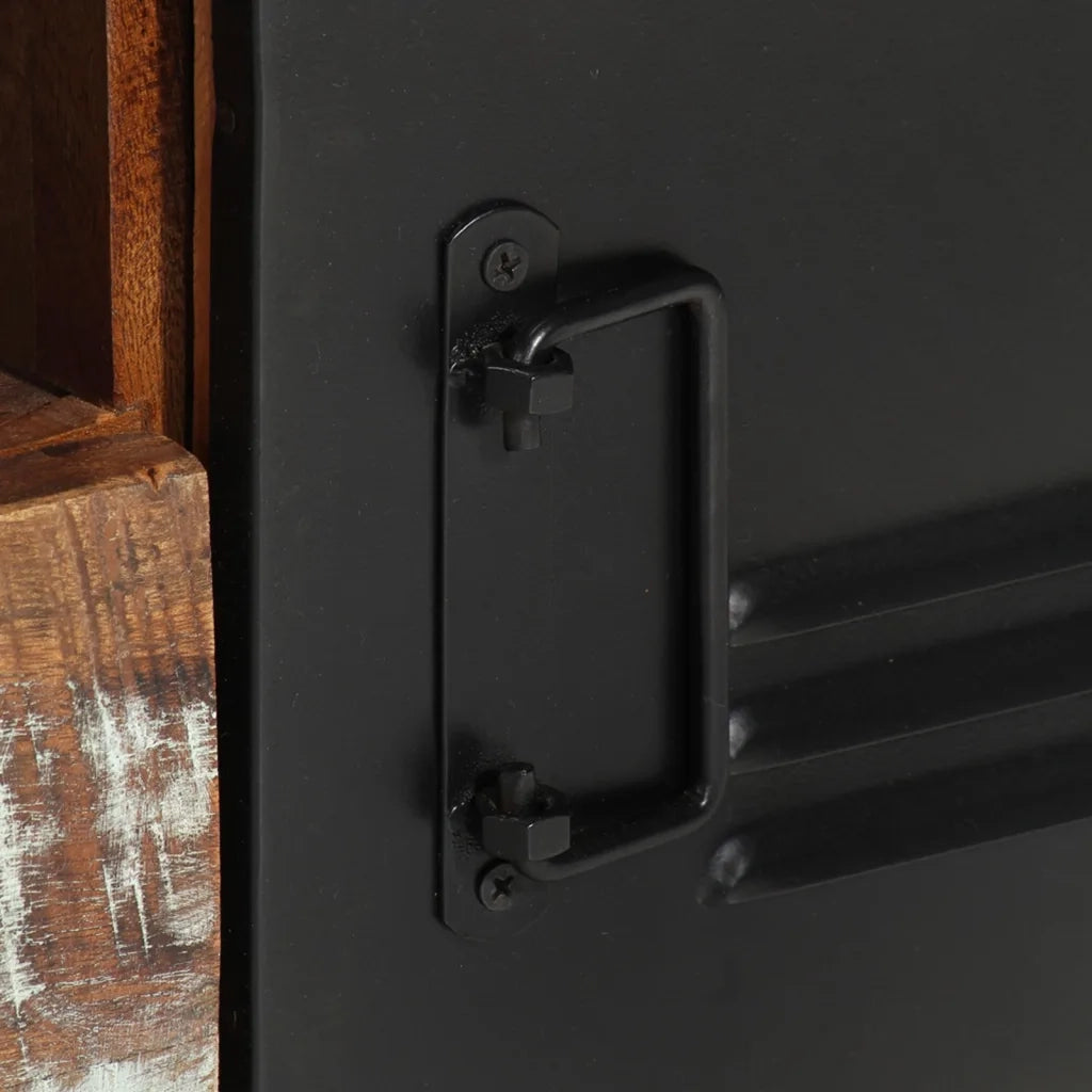 Mobile Porta TV 120x30x40 cm in Legno Massello di Recupero 338223