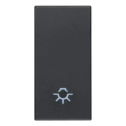 VIMAR EIKON - TASTO 1M SIMBOLO LUCE GRIGIO