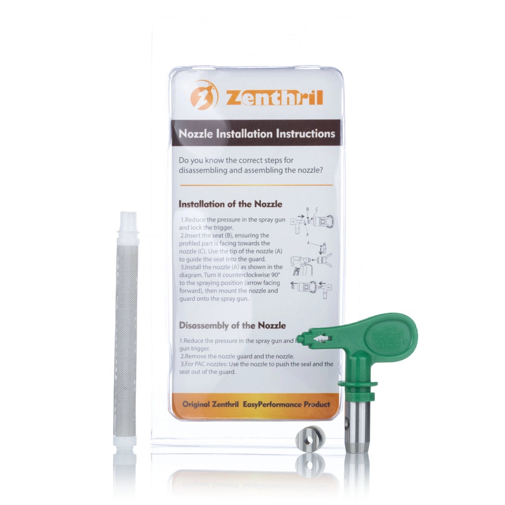 Ugello di Spruzzatura Alta Pressione Zenthril PowerXcellence 523 – Larghezza 25 cm | Compatibile con Graco, Titan