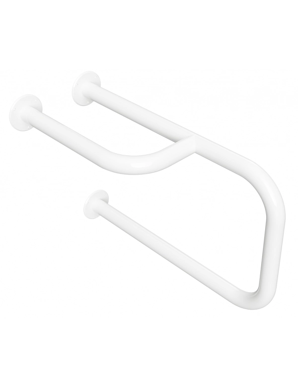 Maniglione + portasciugamani sinistro HELP comaxite bianco 51,6cm