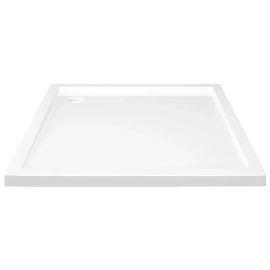 Piatto doccia quadrato in ABS bianco 80 x 80 cm 02_0001951