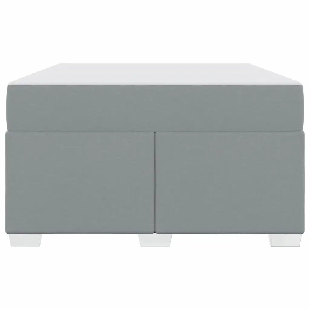 Struttura del letto Grigio chiaro 120 x 200 cm Tessuto