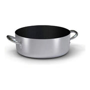 Ballarini 513836 2000 Casseruola Bassa Antiaderente Diametro 36 cm Altezza 11,5 cm Capacita' 11 lt Fondo Alto Spessore Distribuzione Uniforme del Calore Compatibile Gas Elettrico colore Nero