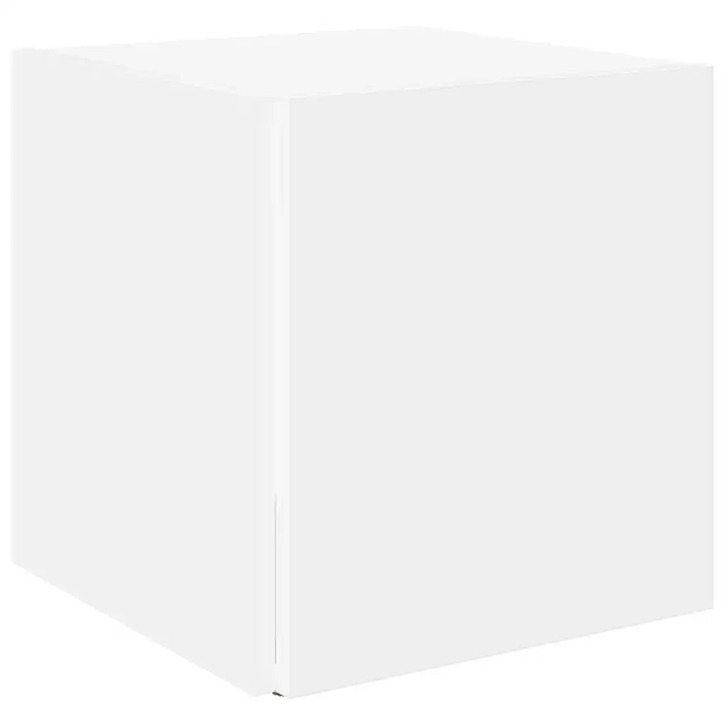 Tavolino Bianco 33x33x34,5 cm in Legno Multistrato 809008