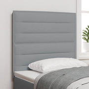 Testiera Design Linea Grigio Chiaro 90 cm in Tessuto