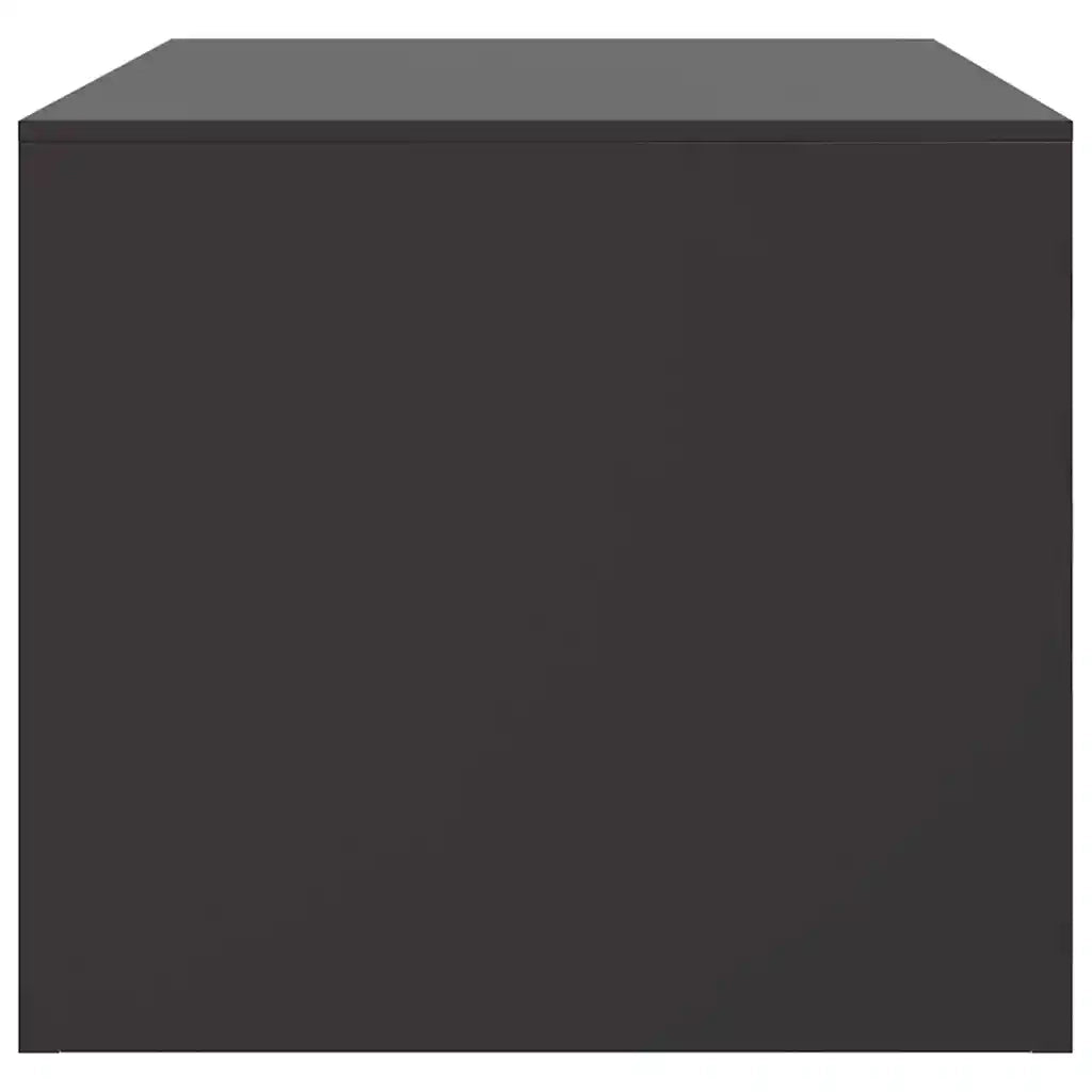 Tavolino da Salotto Nero 67x50x44 cm in Acciaio 841727
