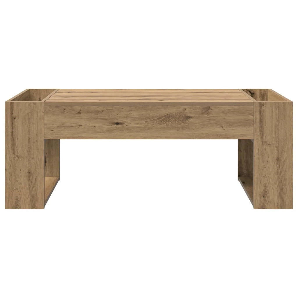 Tavolino da salotto Rovere artigianale 110 x 50 x 41 cm