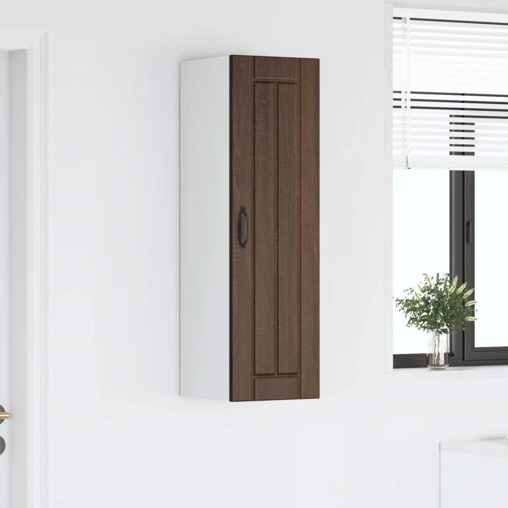 Armadietto a muro LUCCA Rovere Marrone 30 x 31 x 100 cm