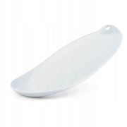 Tagliere da cucina in plastica KADAX con scolapiatti e manico, grigio, 38x25 cm