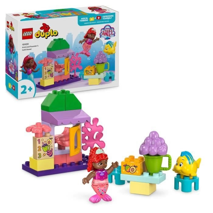 LEGO DUPLO  Disney 10420 Il tavolino da caffè di Ariel e Flounder - Set La Sirenetta