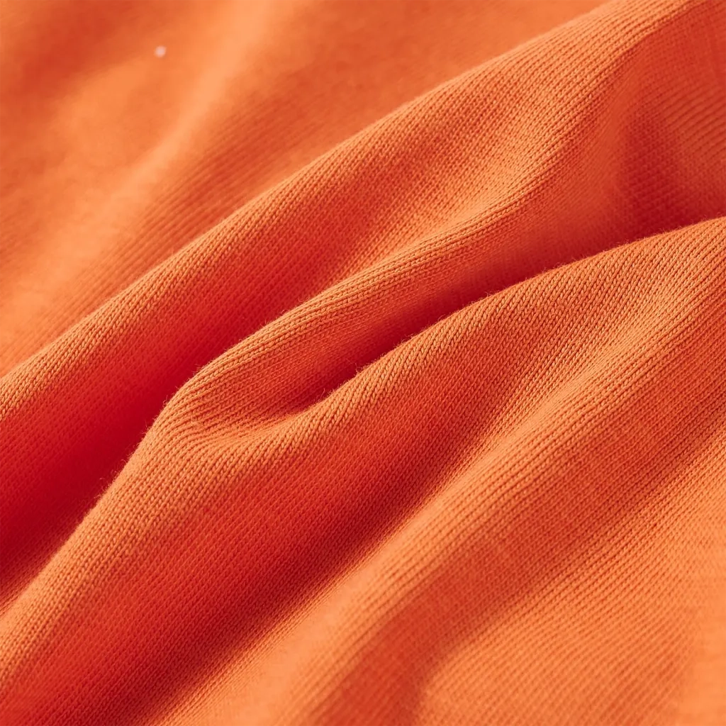 Maglietta per Bambini a Maniche Lunghe Arancione Scuro 92 13174