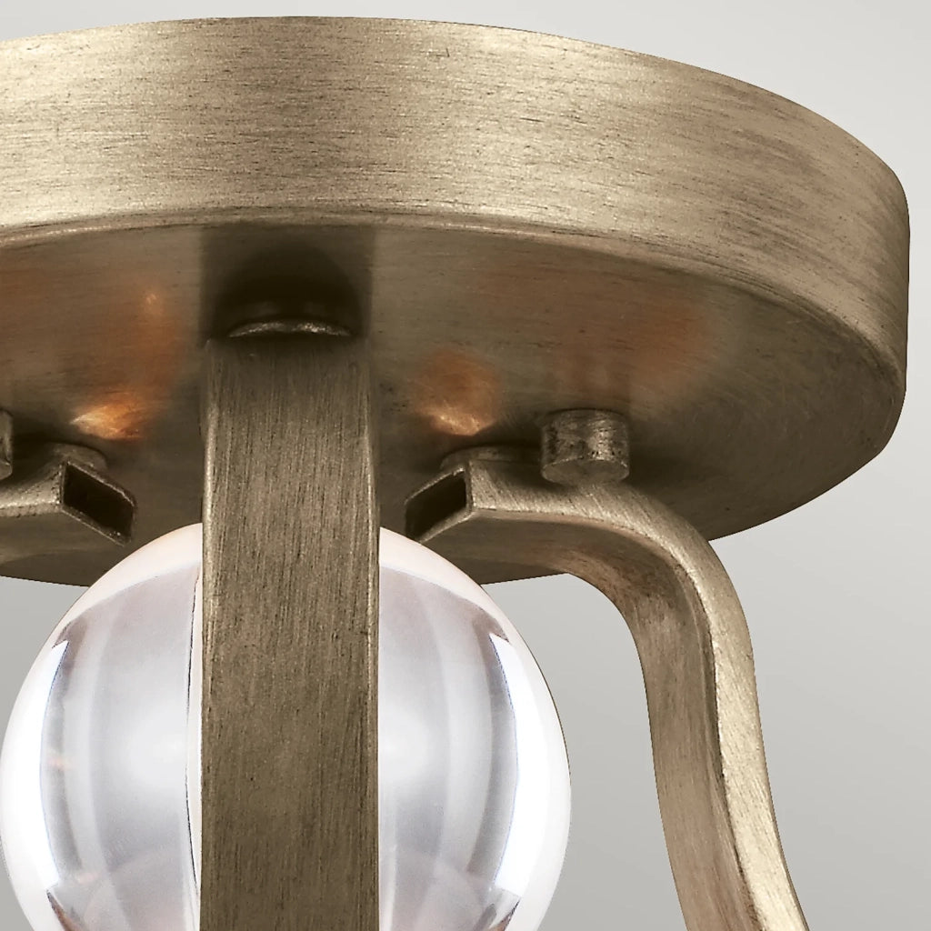 Lampada a Soffitto Industrial Nordica Trilogy Metallo Bronzo Antico 1 Luce E27