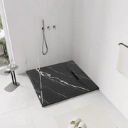Piatto Doccia Bazalt Carrara Black 90x90