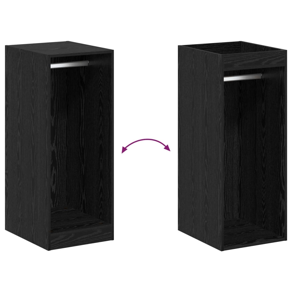 Guardaroba con lo scaffale Rovere Nero 41 x 48 x 102 cm 879647