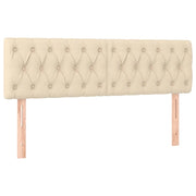 Testiera | Testata Crema 144x7x78/88 cm in Tessuto
