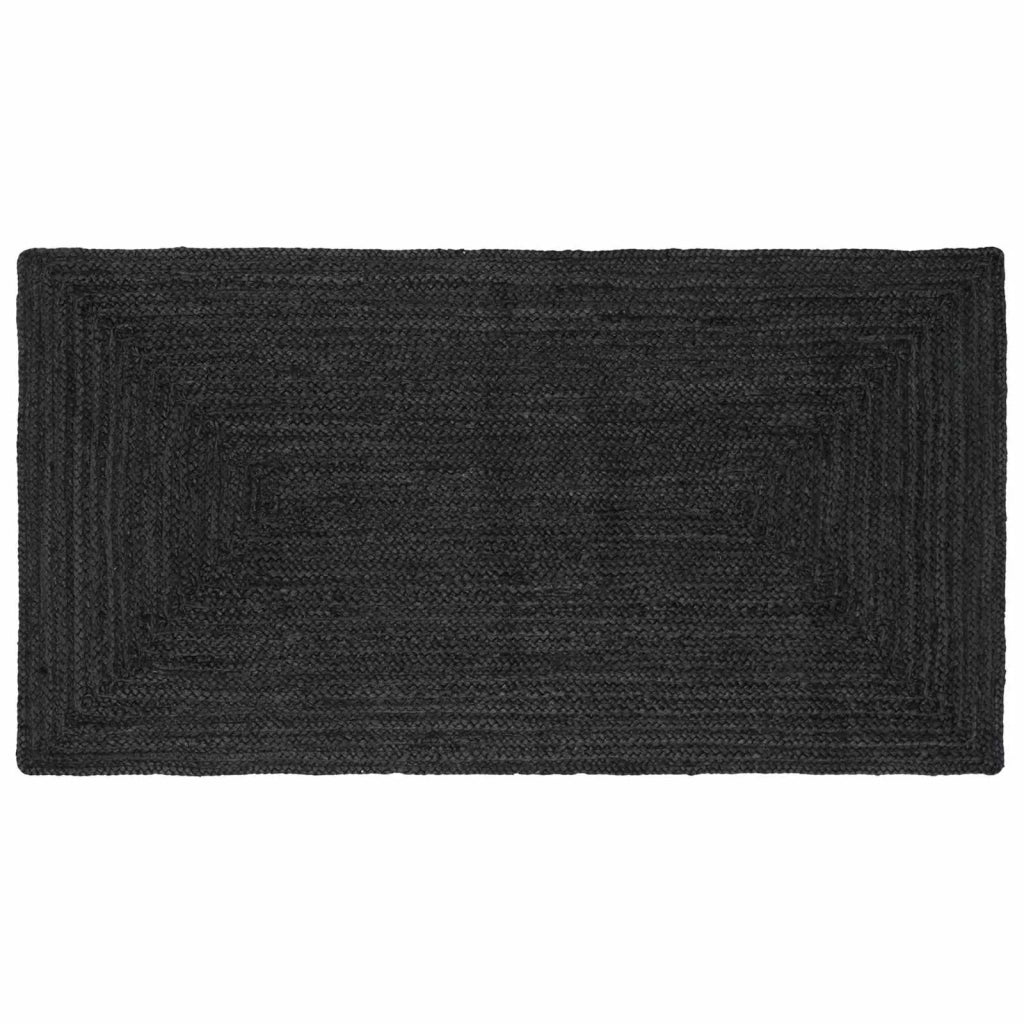Tappeti per area Rettangolare Grigio Scuro 100 x 200 cm Juta 42010434