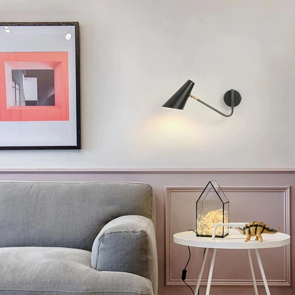 Lampada Da Parete APP1139-1W Black Gold