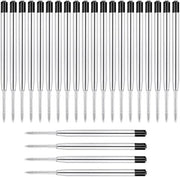 Vitamine per Balpen - Fornitura grande - 24 pezzi di riserva - Formato G2 - Forniture metalliche - Diametro della punta 1,0 mm - Inchiostro scrittivo nero - Forniture di ricambio