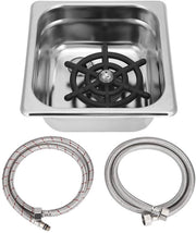 Cucina Automatica per Bicchieri G1/2 - Acciaio Inossidabile - Pulitore Duraturo per Bicchieri - Macchina per Pulire i Bicchieri in Vetro - Anello di Conduzione Commerciale - 100% Nuovo di Zecca