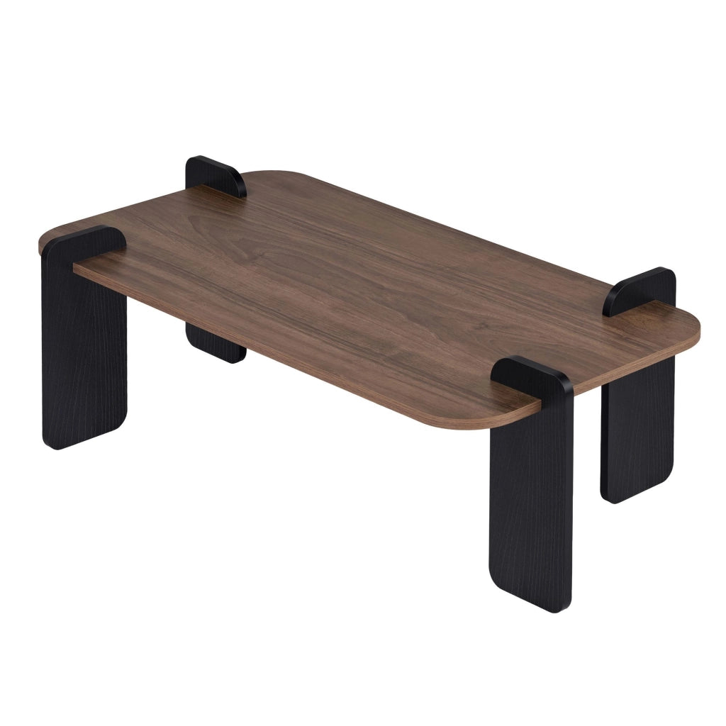 Tavolino in legno "Renard" - 120 x 60 x 35 cm - Marrone