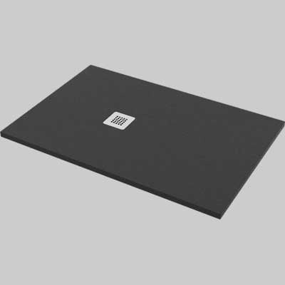 PIATTO DOCCIA RETTANGOLARE EFFETTO PIETRA GRIGIO  90x100     MADE IN ITALY