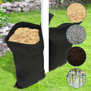Set di 4 pesi per tenda e padiglione da giardino – Impermeabili, Nero