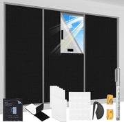 Foglia di oscuramento per finestre 200x145 cm - 100% Impermeabile alla luce - Tela di oscuramento - Persiane interne - Protezione termica - Oscuramento completo - Tende di oscuramento