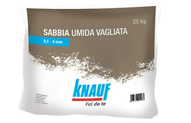 SABBIA UMIDA VAGLIATA 25KG SET 4 PZ- KNAUF