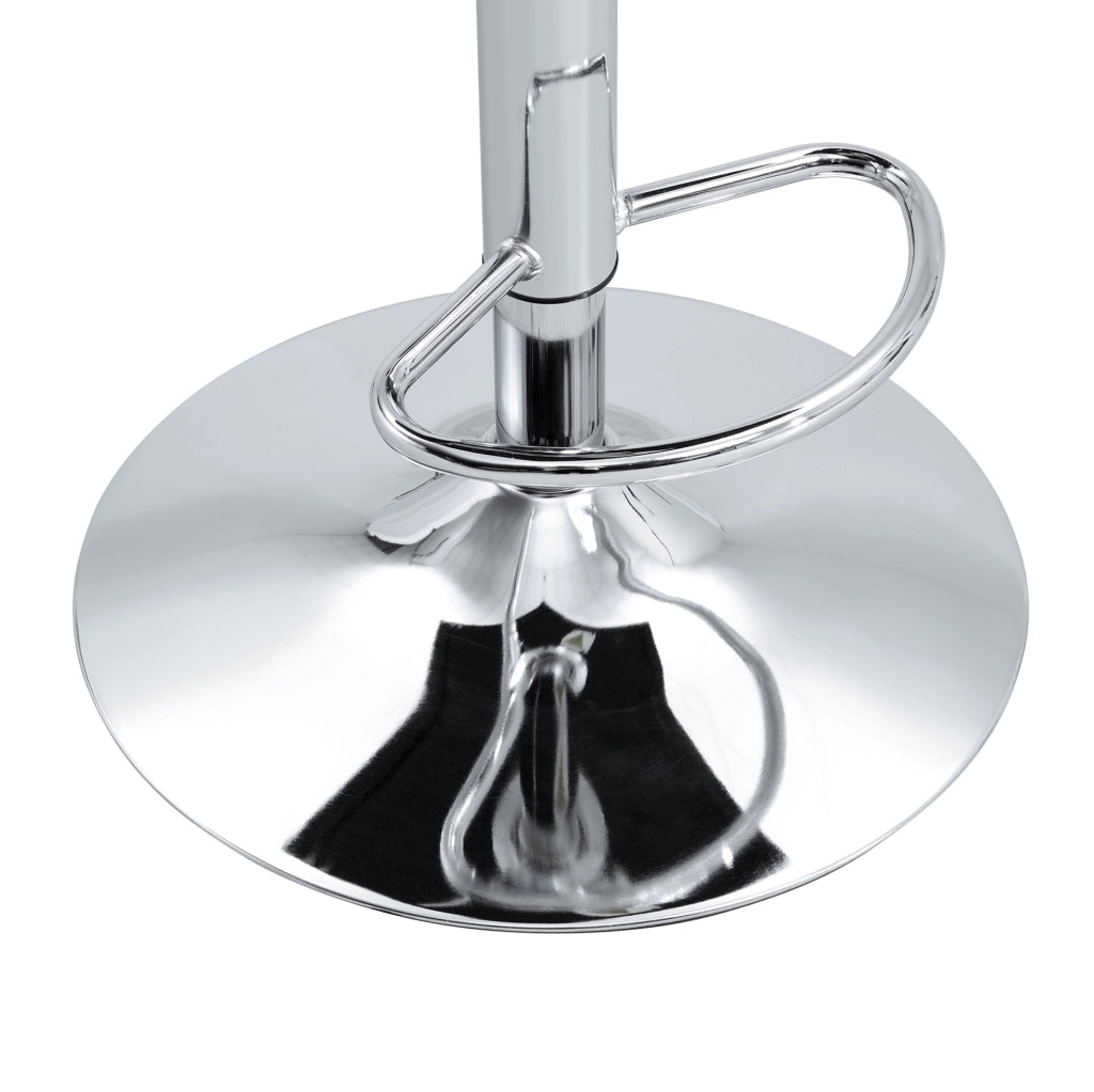 Sedia da pranzo bianca in PVC effetto coccodrillo