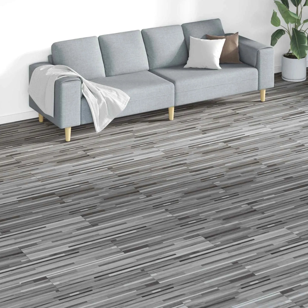 Tavole per Pavimenti 18 pz Grigio 5,26 m2 PVC CFW5980958