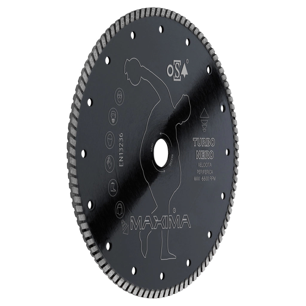 DISCO DIAM. TURBO NERO diam. 115 s/f - MAXIMA 