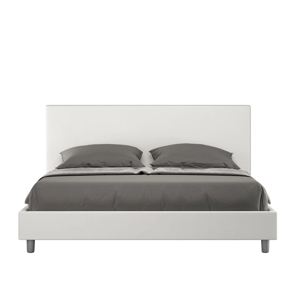 Letto Matrimoniale 160x190 cm Senza Rete Naspy Bianco