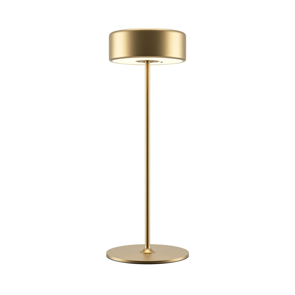 Maytoni Lampada da tavolo moderna AI Collaboration 1 luce LED integrato oro alluminio