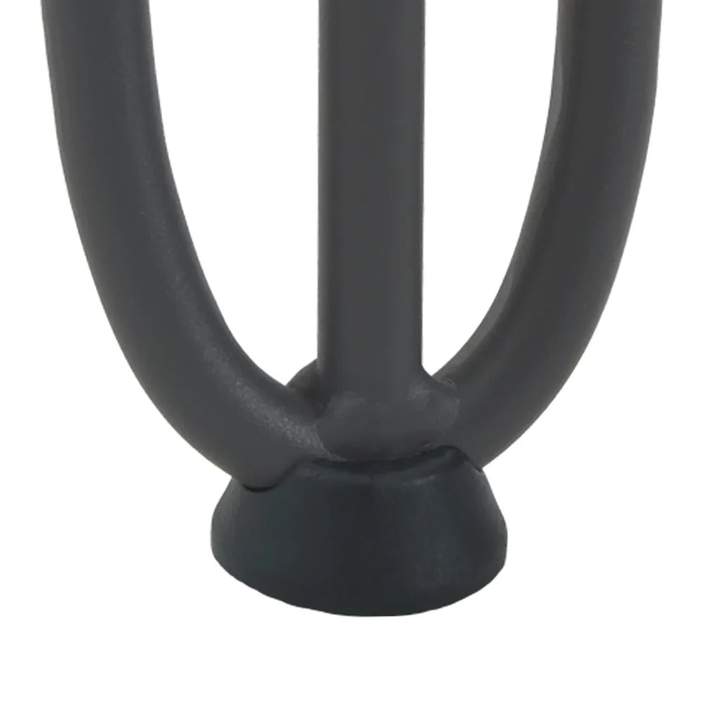 Gambe a forcina per tavolino 4 pz antracite 42 cm acciaio massiccio 4012442