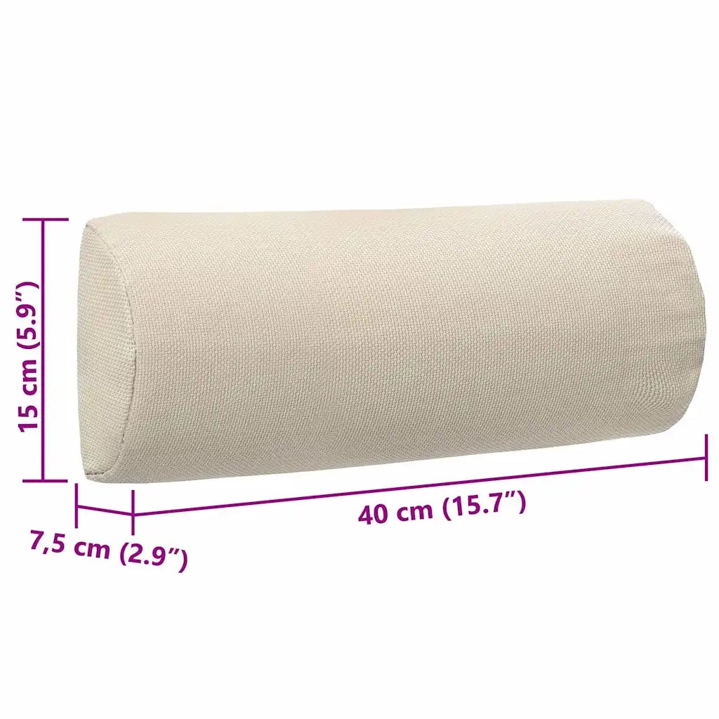 Poggiatesta per Sdraio Crema 40x7,5x15 cm in Textilene 47933
