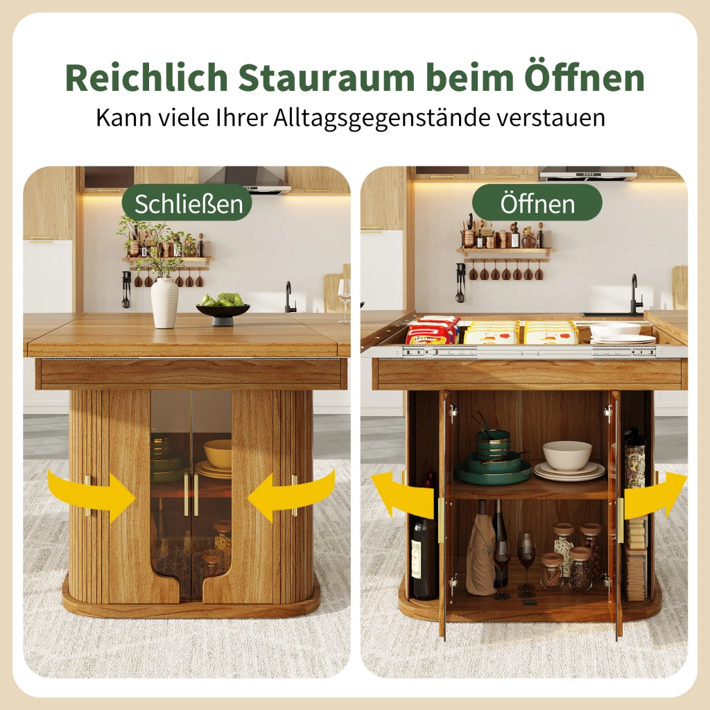 TAVOLO Allungabile 118-158 cm MDF Color Noce
