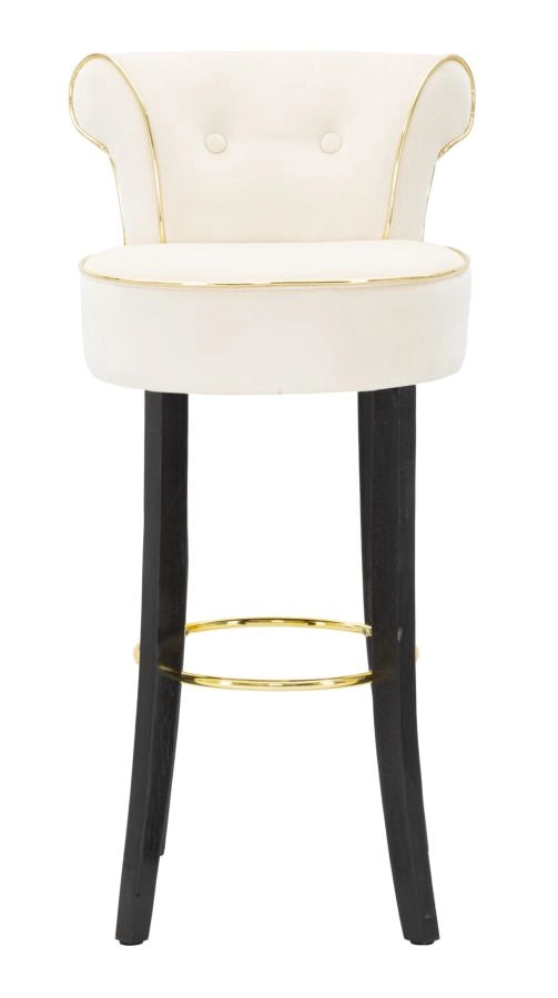 SGABELLO BAR LUXY CREMA CM 46X48X96