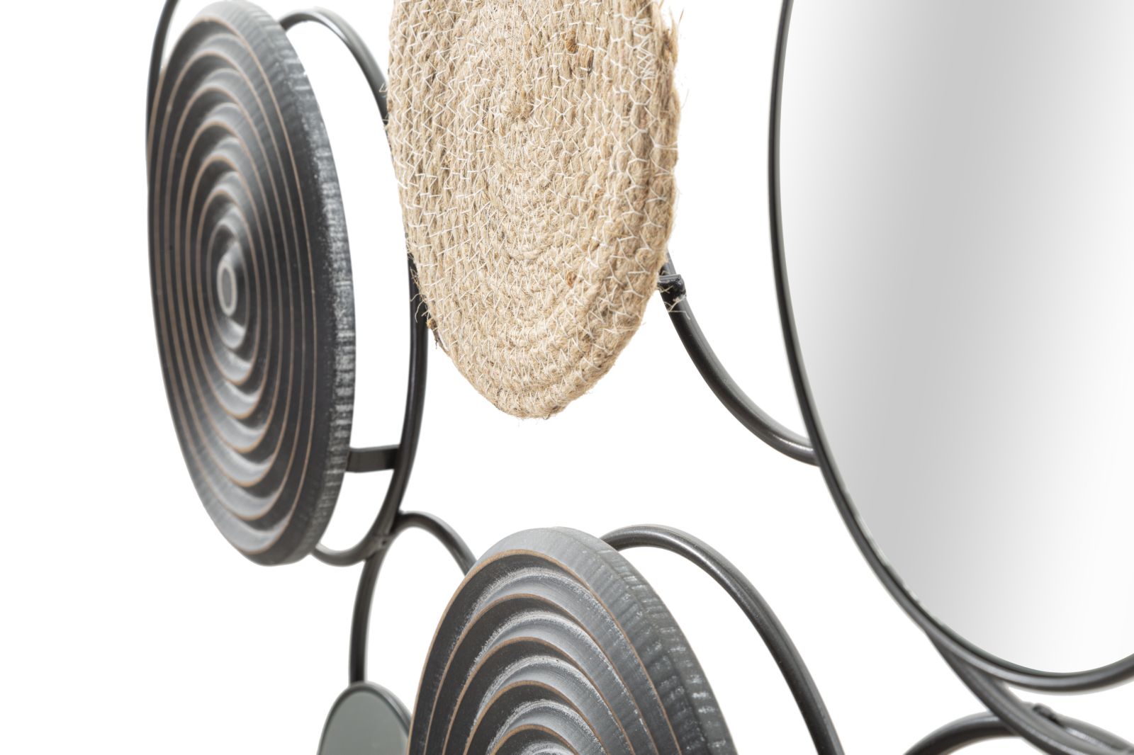 Pannello da Muro Triby 106,5x4,5x52 cm in Ferro Poliestere