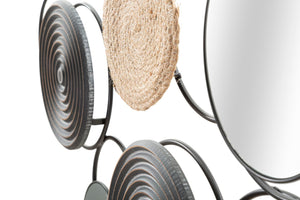 Pannello da Muro Triby 106,5x4,5x52 cm in Ferro Poliestere