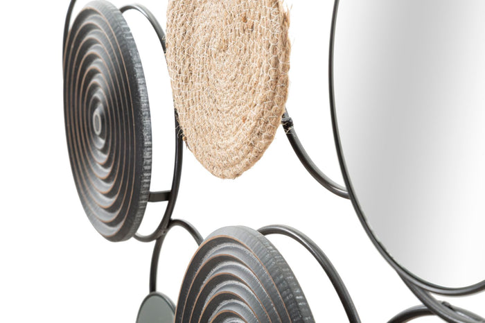 Pannello da Muro Triby 106,5x4,5x52 cm in Ferro Poliestere