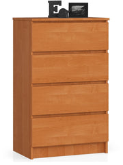 Cassettiera AKORD K60 Cassettiera Ontano 60 cm 4 cassetti 60x40x99 cm