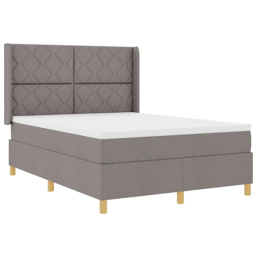 Letto a molle con strisce LED Talpa 140 x 200 cm Tessuto 3343760