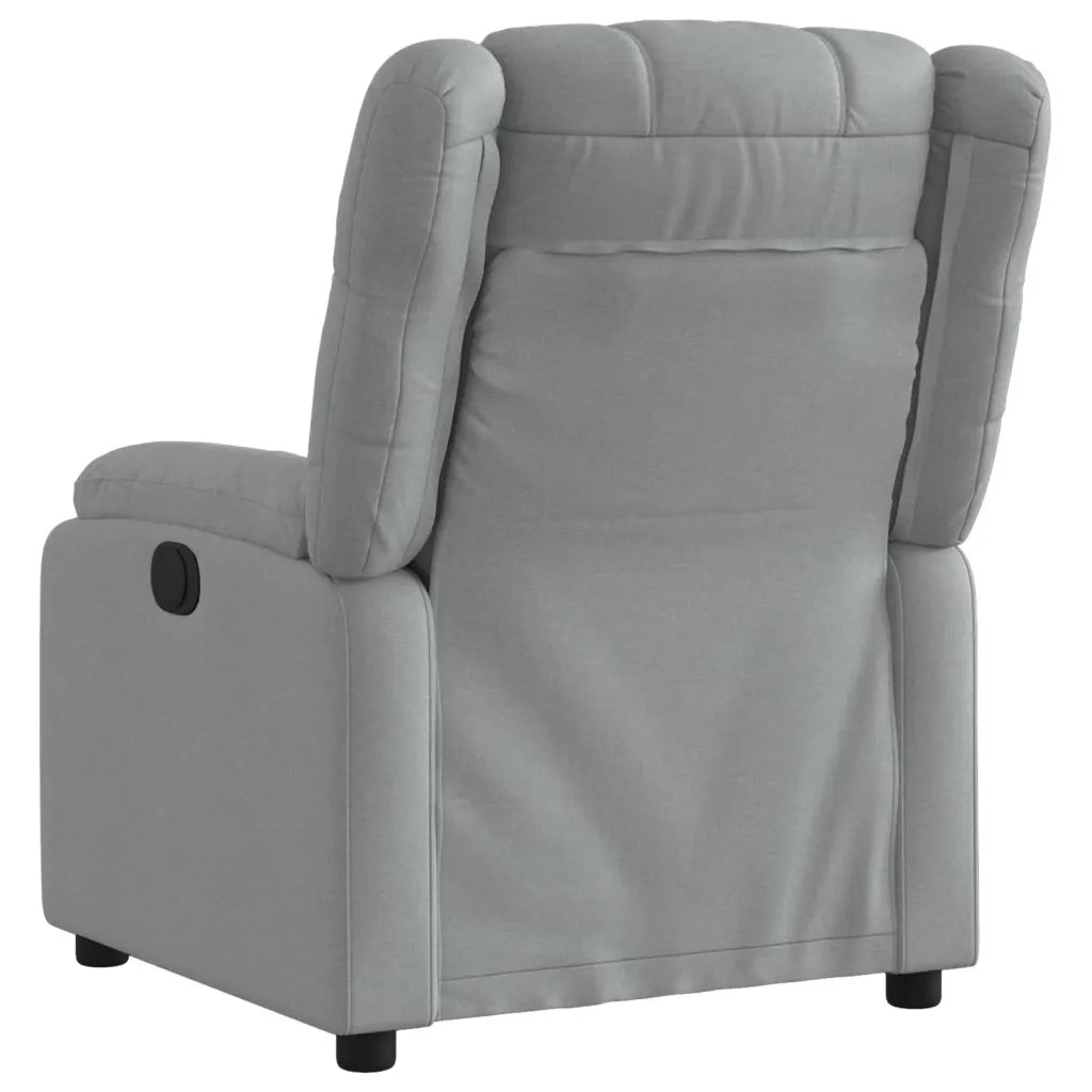 Poltrona reclinabile in Tessuto Grigio Chiaro 3206200