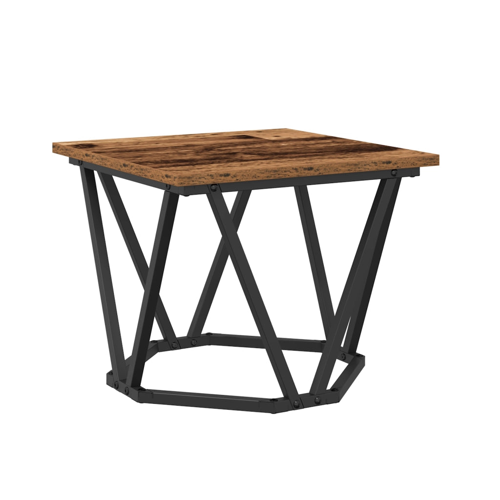 Tavolini 3 pcs Legno Vecchio in Compensato