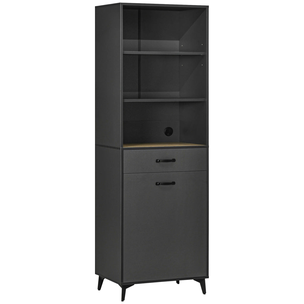 Credenza ¨C zephmum ¨C grigio effetto quercia design industriale