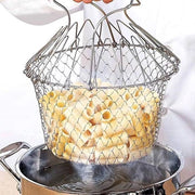 Fryer Pan in Acciaio Inossidabile - Duraturo e Ripiegabile - 1 Unita