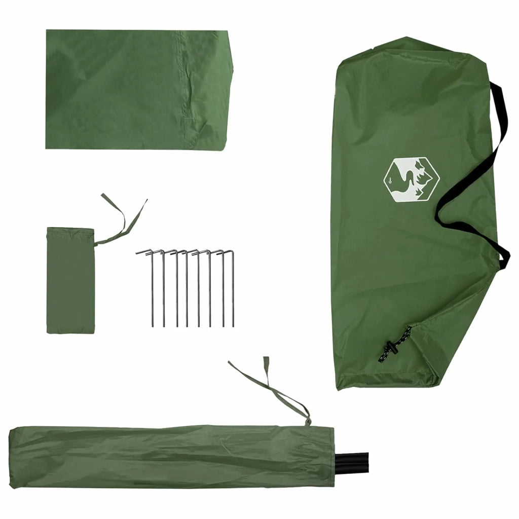 Poncho da pioggia 2-in-1 con cappuccio Verde 262 x 126 x 130 cm 42017406