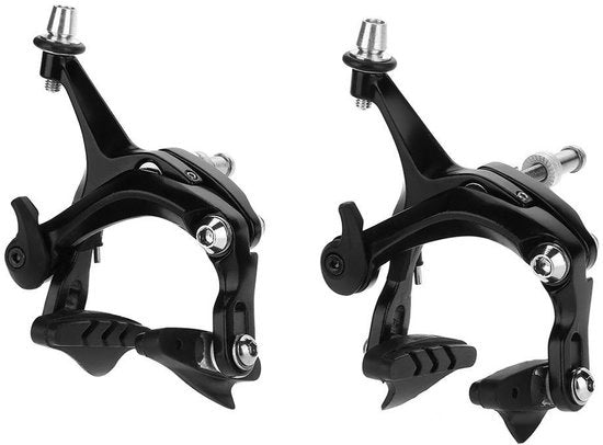 Kit di freni meccanici da 2 pezzi - Sopravvivenza alta - Freni anteriori/posteriori - Migliorata azione frenante - Adatto per biciclette da corsa