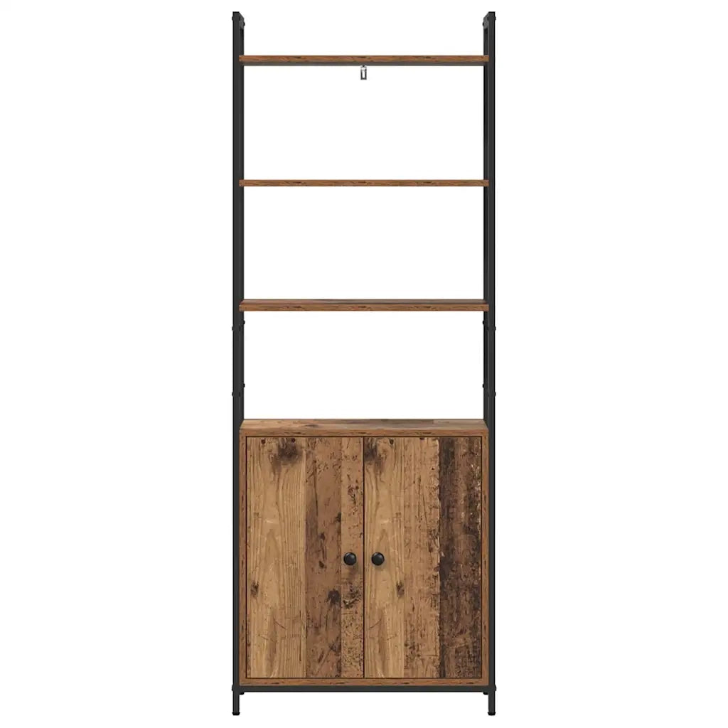 Armadio per Libri Legno vecchio 60 x 24 x 161 cm